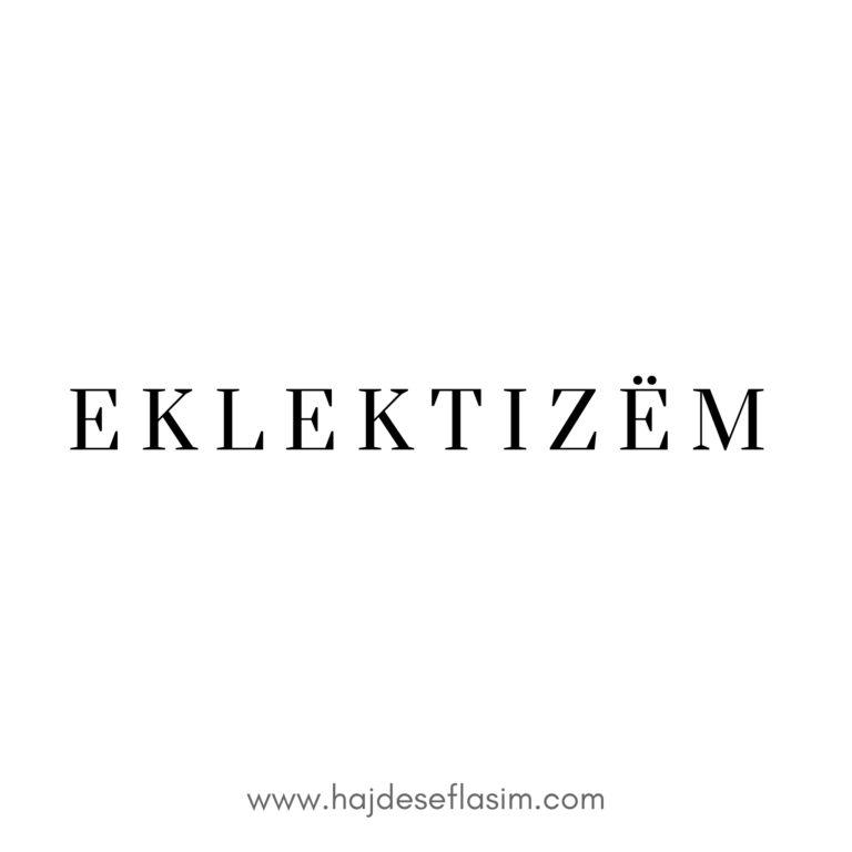 Read more about the article Eklektizëm